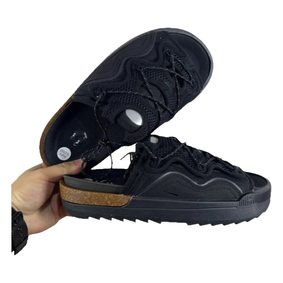 Casual Thick Bottom Anti-Slip Summer Bathroom Men's Slippers Comfortable Rubber Sole Easy to Wear round Toe Slippers