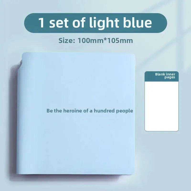 Mini Portable Blank Notebook Stamp Check in out Log Book Customizable Logo Available High Aesthetic Value Office Supply