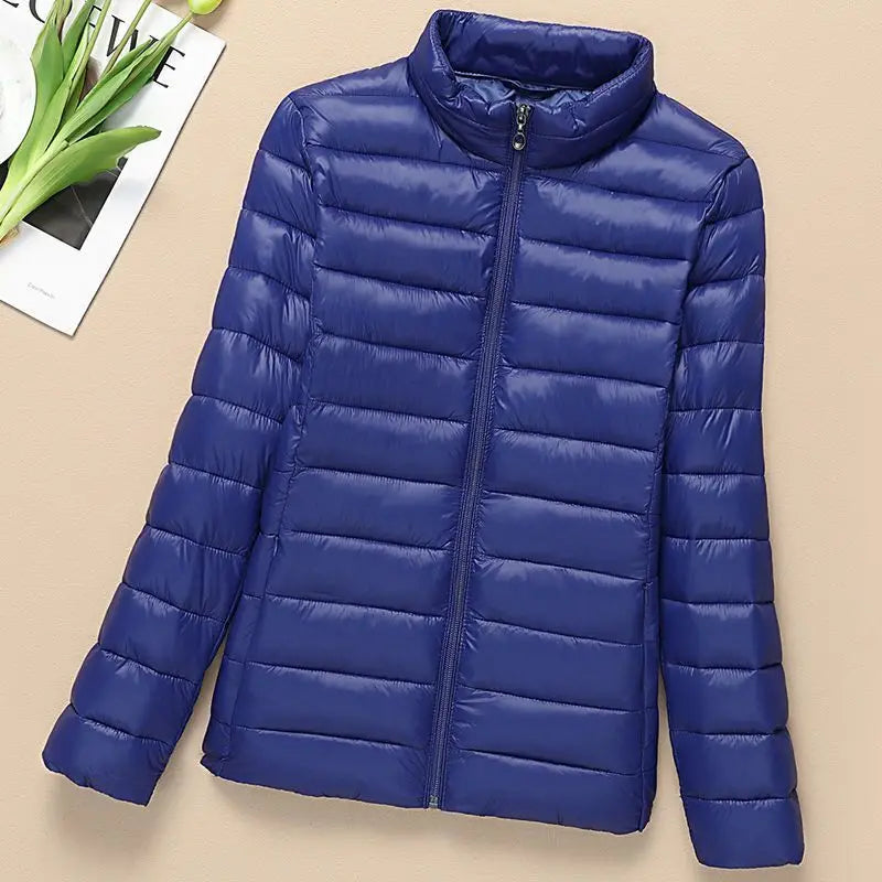 Women's Winter Lightweight Fleece Lined Cotton Jacket Hot Sale Of The Season New Style Portable Warm Short Fashion Outerwear ...
