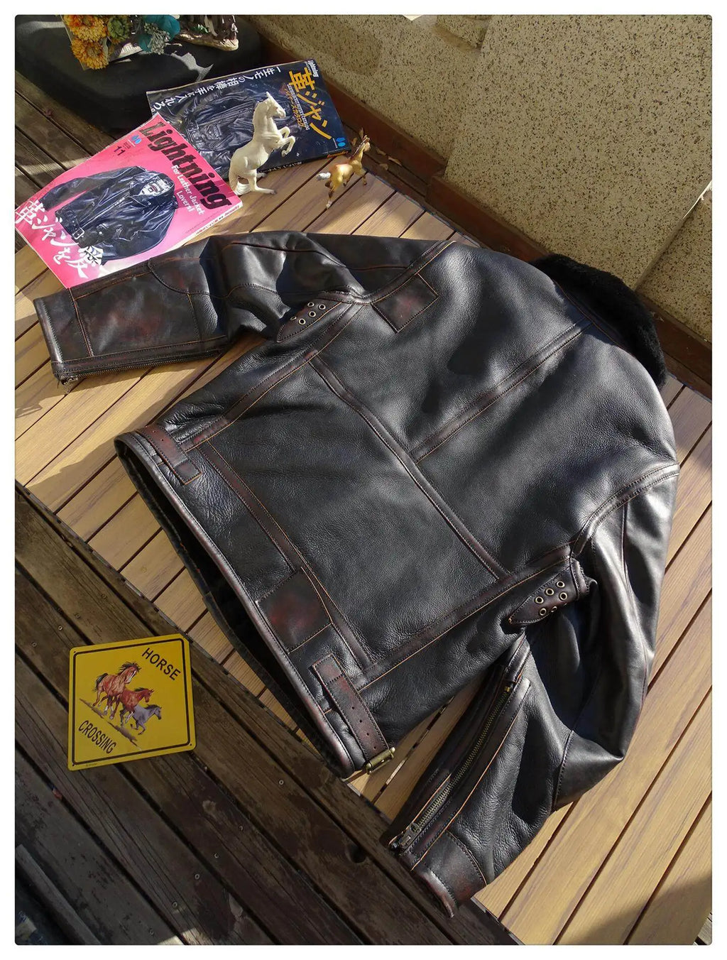 Black Winter Shearling Jacket Men Vintage Style Plus Size 5XL Genuine Natural Thick Sheepskin Warm Turn-Down Collar Spliced Coat