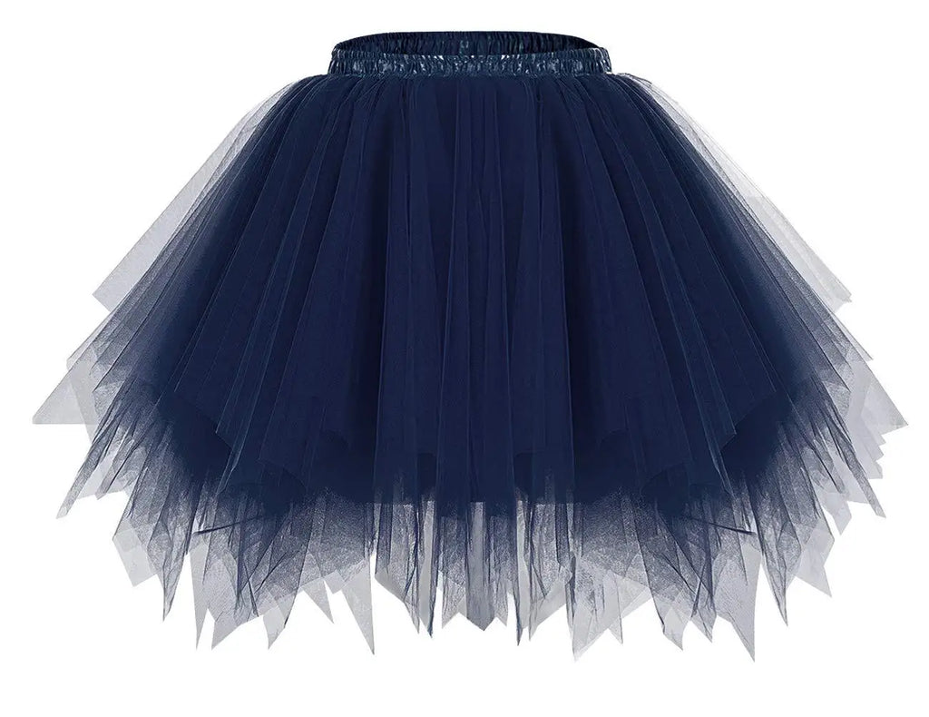 Black French Style Puffy Skirt Fashionable Dance Activity Practice Skirt Polyester Fabric A-Line Long Skirt Sweet Style