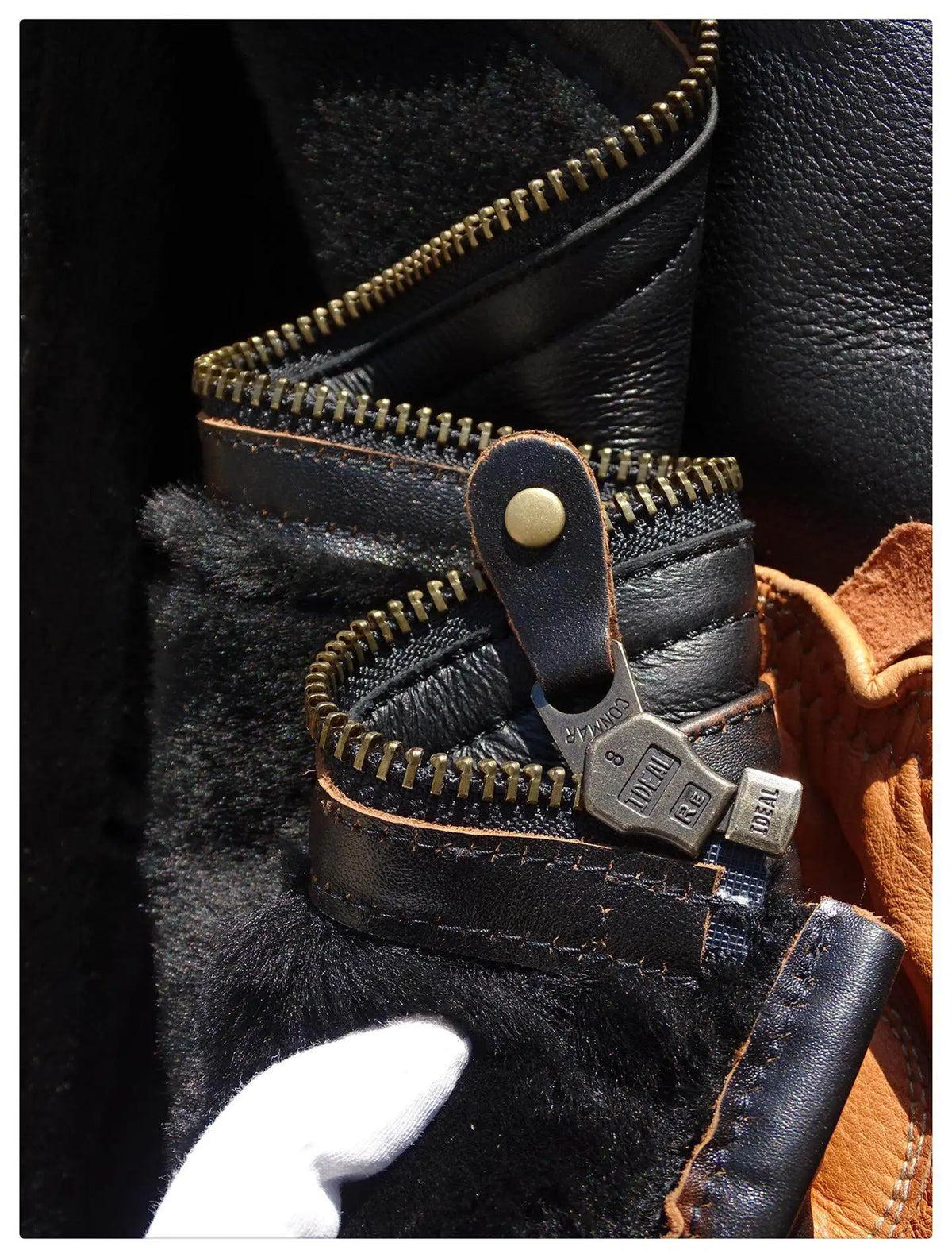 Black Winter Shearling Jacket Men Vintage Style Plus Size 5XL Genuine Natural Thick Sheepskin Warm Turn-Down Collar Spliced Coat