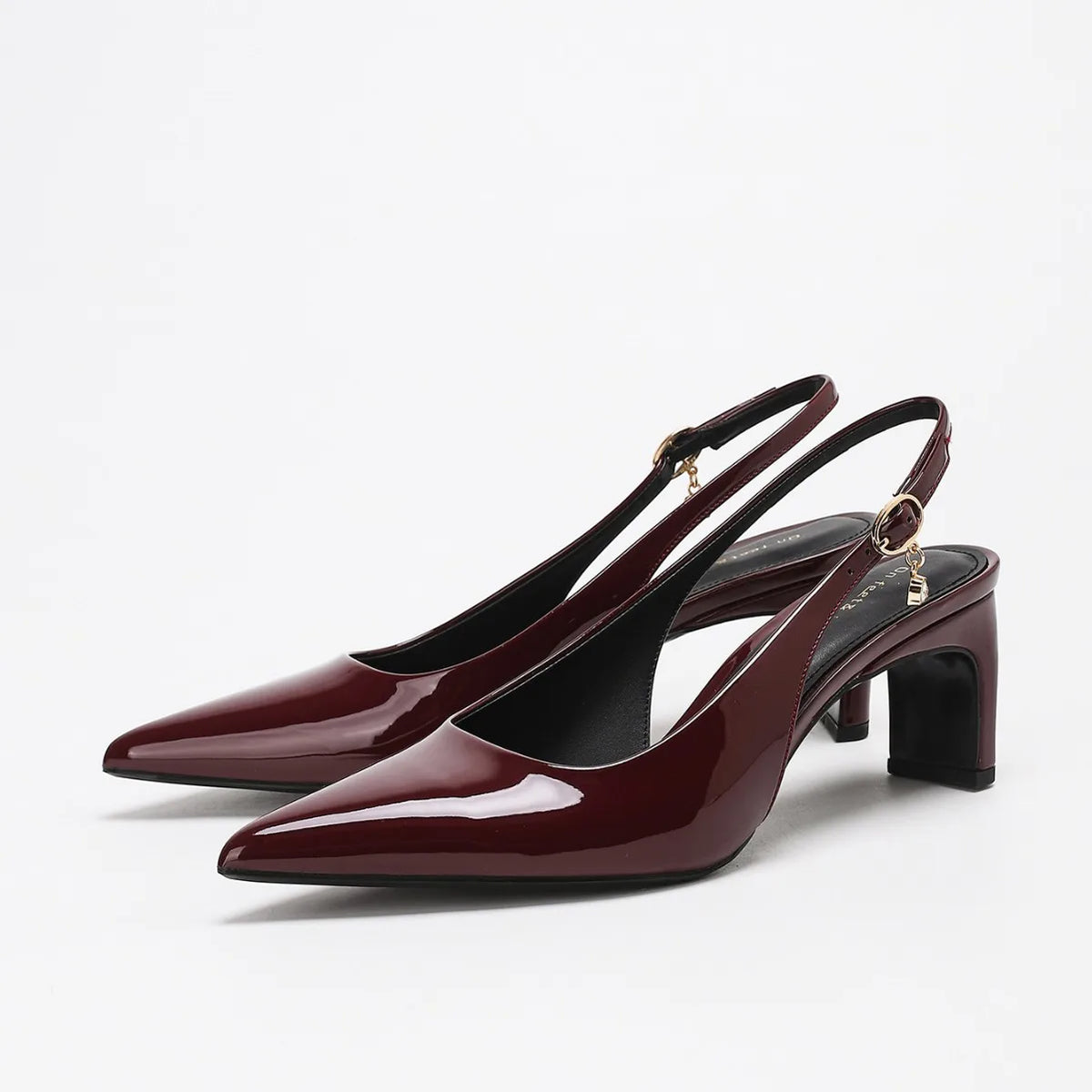 Elegant Pointed Toe Low Heel Chunky Heel Women's Sandals Fashionable New Arrival Simple Stylish Open Toe Pumps PU Lined