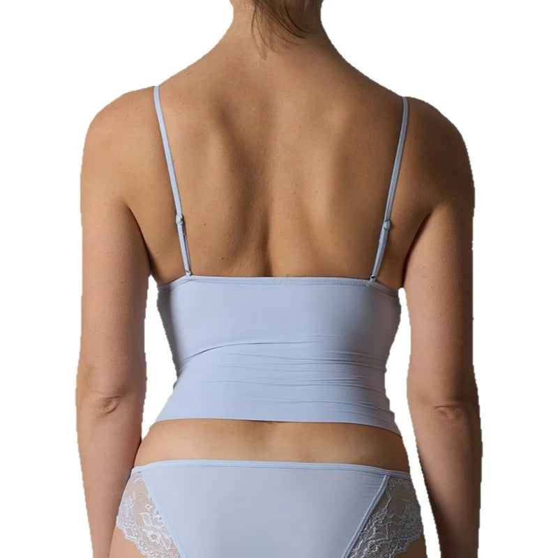 Adjustable Strap Lace Top Skin-friendly Ultra Elastic with Chest Pad Kardashian Style Streetwear Trend for Women in Spring
