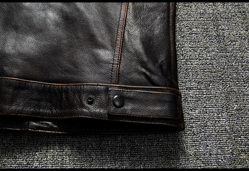 Red Brown Spring Leather Vest Men Retro Style Plus Size 6XL Genuine Natural Cowhide O-Neck Collar Slim Fit Short Sleeveless Coat