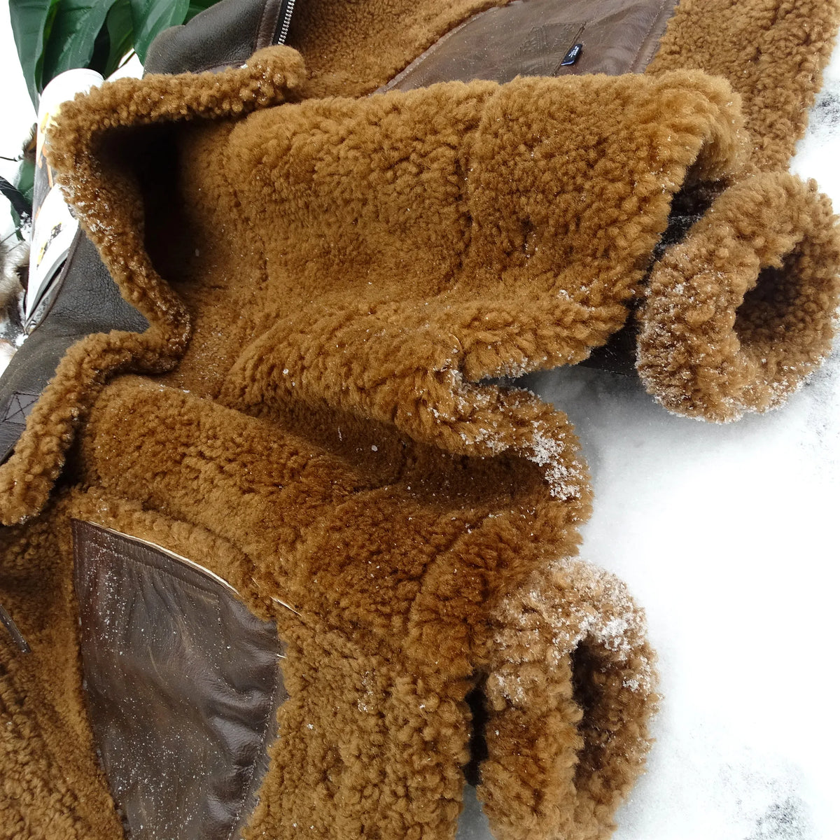 Dark Brown Winter Shearling Jacket Men Retro Vintage Style Plus Size 4XL Genuine Natural Sheepskin Bomber Military Flight Coat