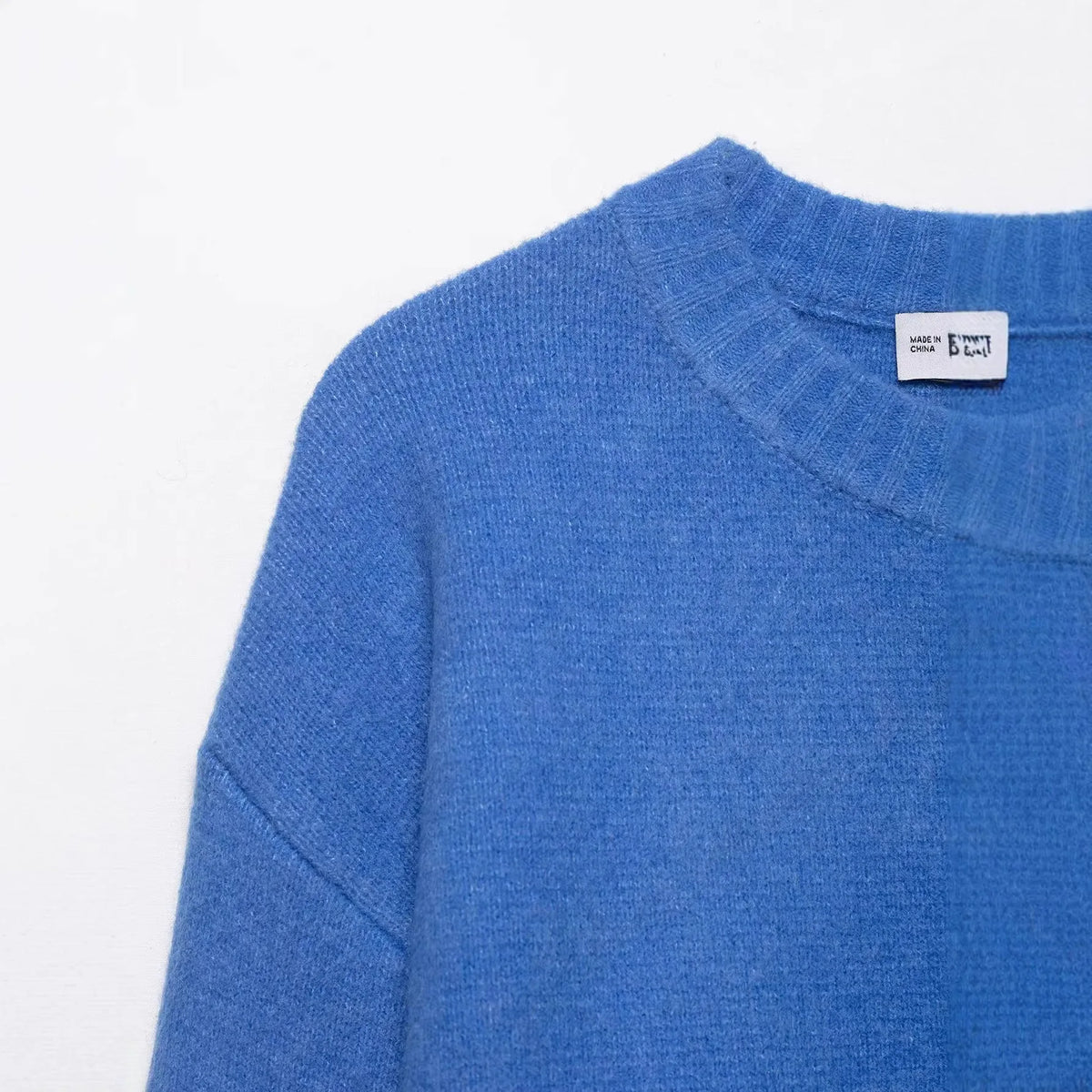 Loose Long Sleeve round Neck Knitted Sweater Women's Pure Color Single Button Autumn Winter New Style Comfortable Versatile K...