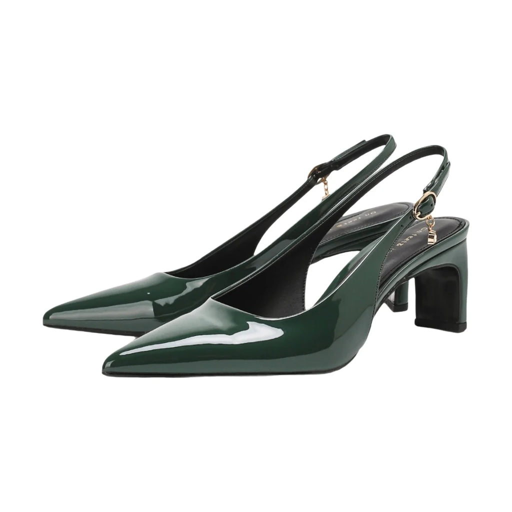 Elegant Pointed Toe Low Heel Chunky Heel Women's Sandals Fashionable New Arrival Simple Stylish Open Toe Pumps PU Lined