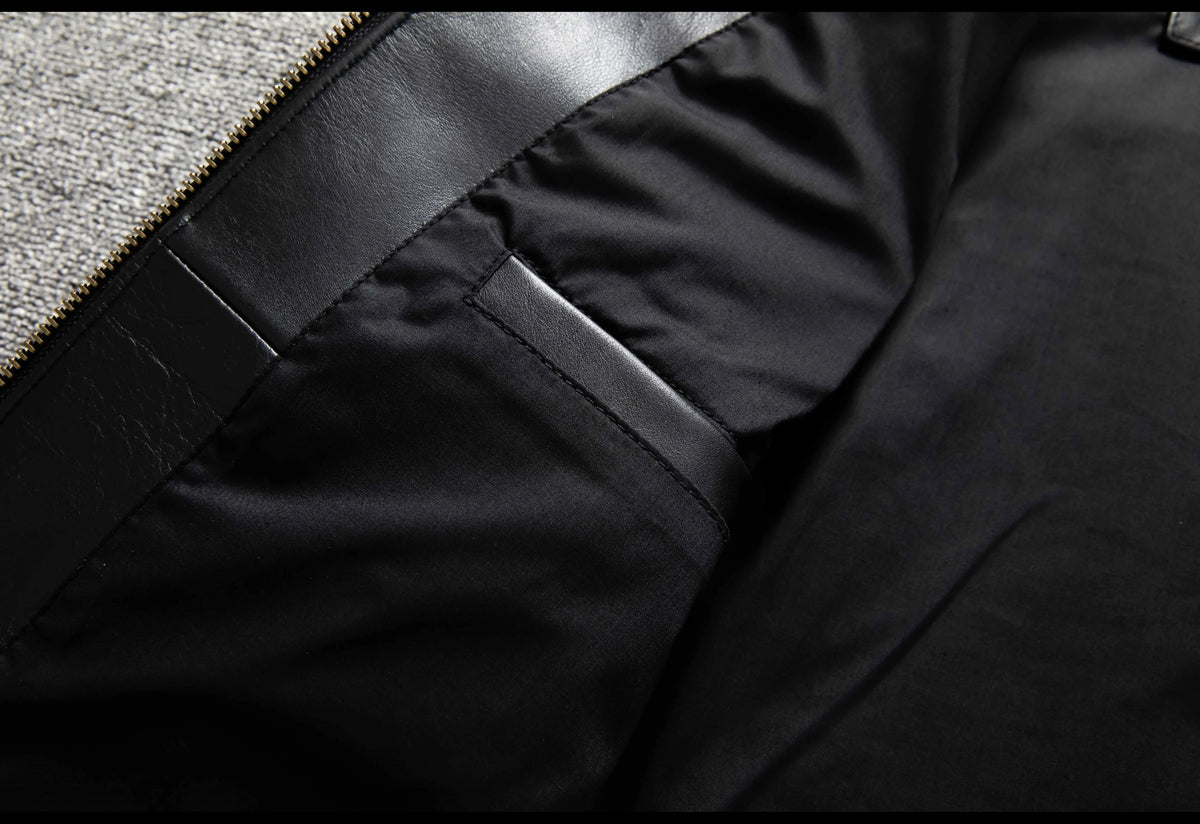 Black Autumn Leather Jacket Men Retro Style Plus Size 6XL Genuine Natural Cowhide Stand Collar J100 Motorcycle Sports Coat