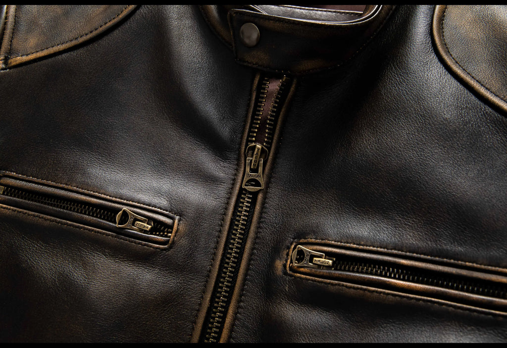 Dark Brown Autumn Leather Jacket Men Retro Style Plus Size 6XL Genuine Natural Cowhide Stand Collar J100 Motorcycle Sports Coat