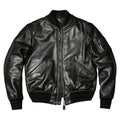 Black Winter Leather Jacket Men Military Style Plus Size 5XL Genuine Natural Sheepskin Thick Warm MA1 Flight Leather Coat