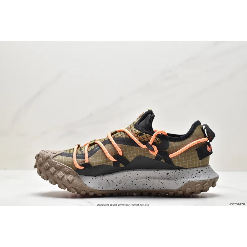 Outdoor Sports Trekking Shoes Men's Waterproof Breathable Mountain Climbing Shoes Single Thick EVA Outsole Low Cut Canvas Upg...