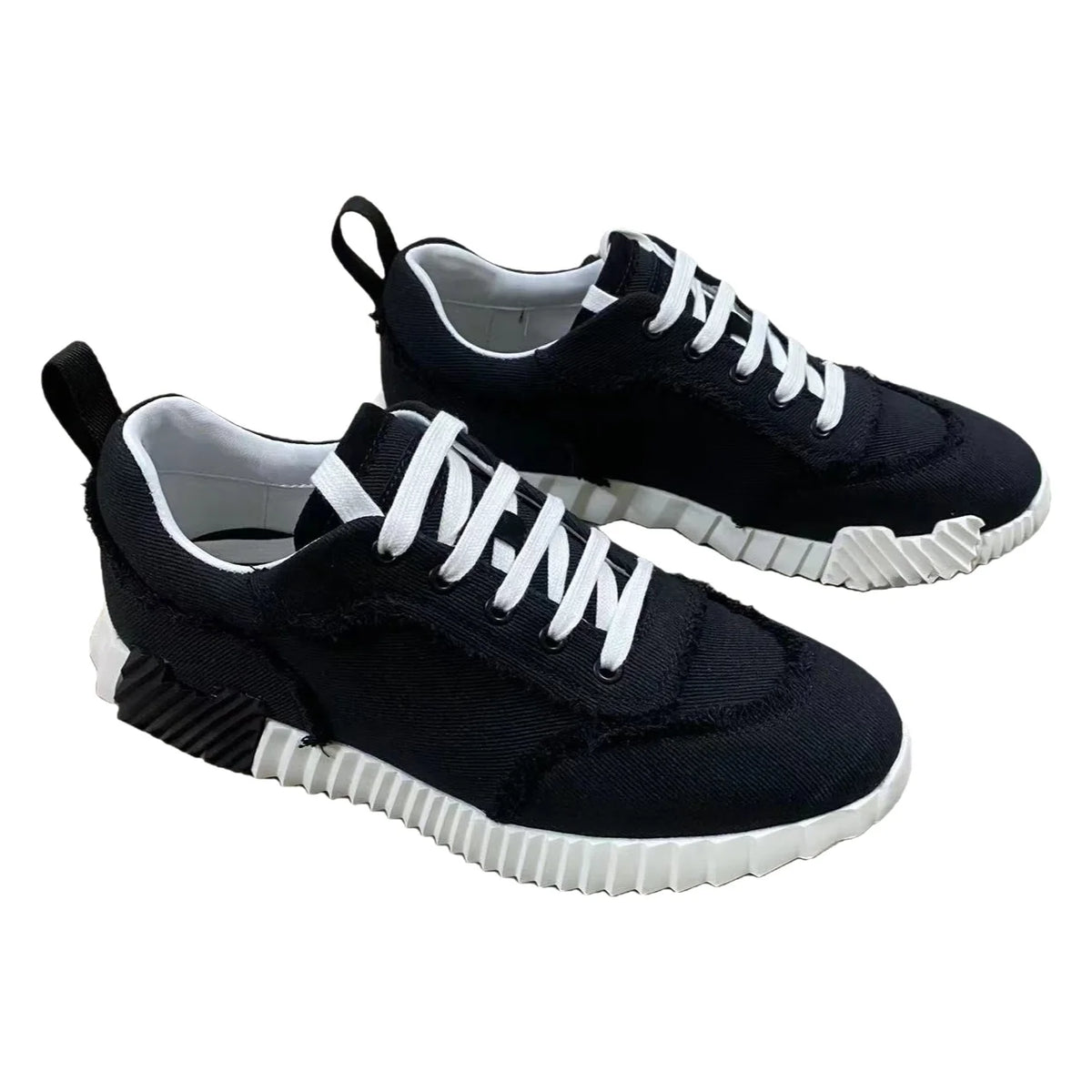 New 2026 Men's Casual Shoes Denim Wear-Resistant Fashionable Couple Style Sports Shoes Anti-Slip Lightweight Comfortable Rubb...