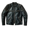 Black Winter Leather Jacket Men Vintage Style Plus Size 5XL Genuine Natural Cowhide Stand Collar Slim Fit Leather Coat