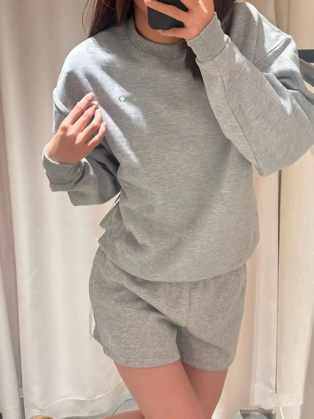 Pure Cotton Sweatshirt round Neck Casual Sporty Versatile Autumn Winter New Style Couple's Letter Print Comfortable Fit Hoodie