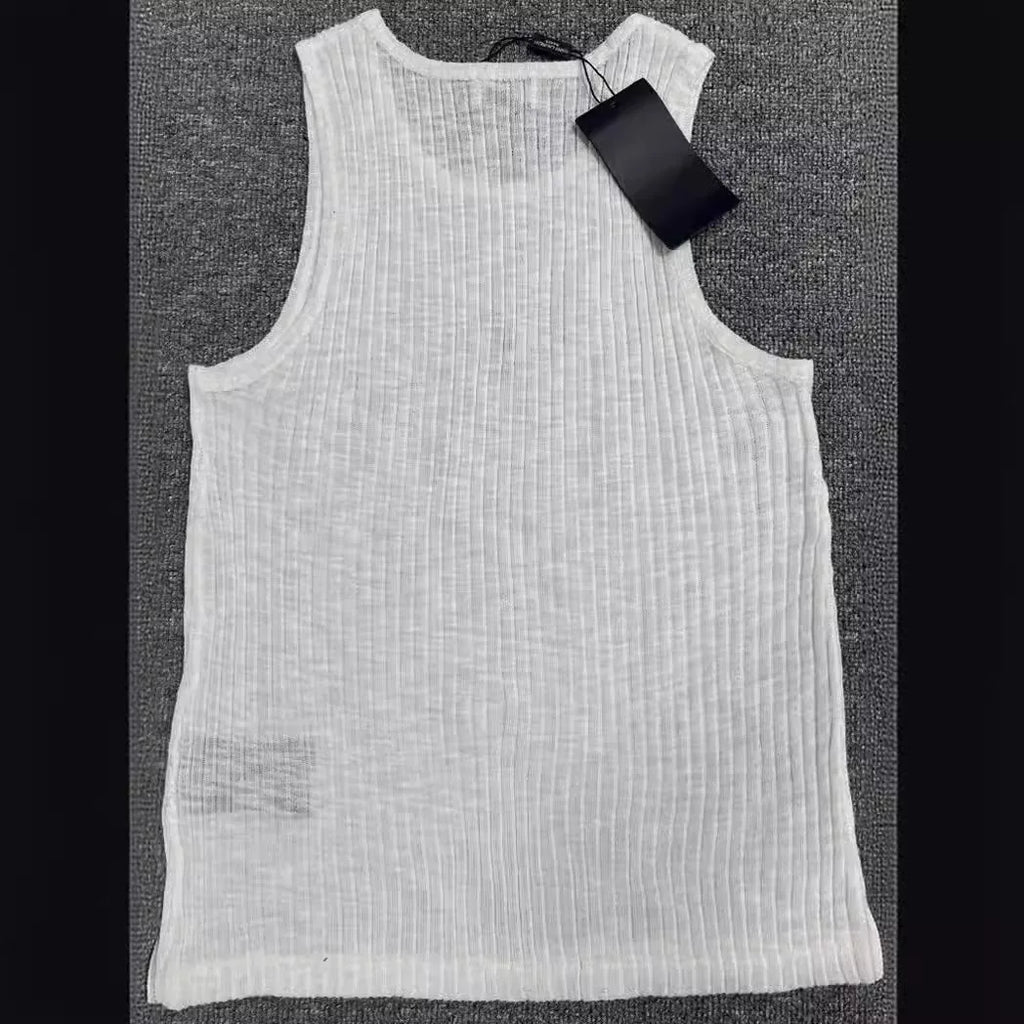 2026 New YS Letter Logo Embroidery Vest Women's Solid Soft Comfortable Sleeveless Base Tank Top Outerwear round Neck Spring F...