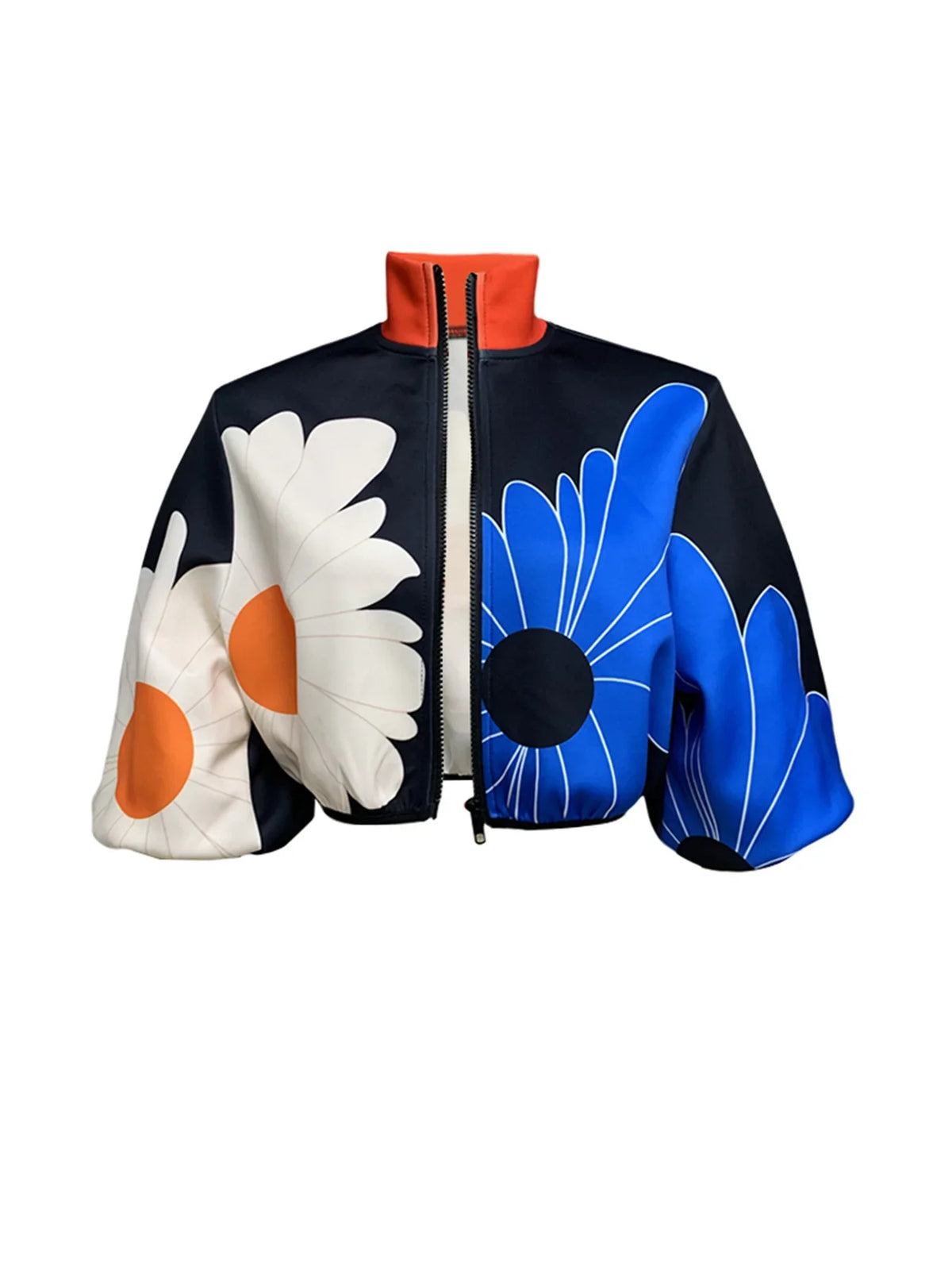 Plus Size 2024 Spring Autumn New Cross-Border Plus Size Women's Clothing Fashionable Elegant Plaid Printing Cropped Top Jacket