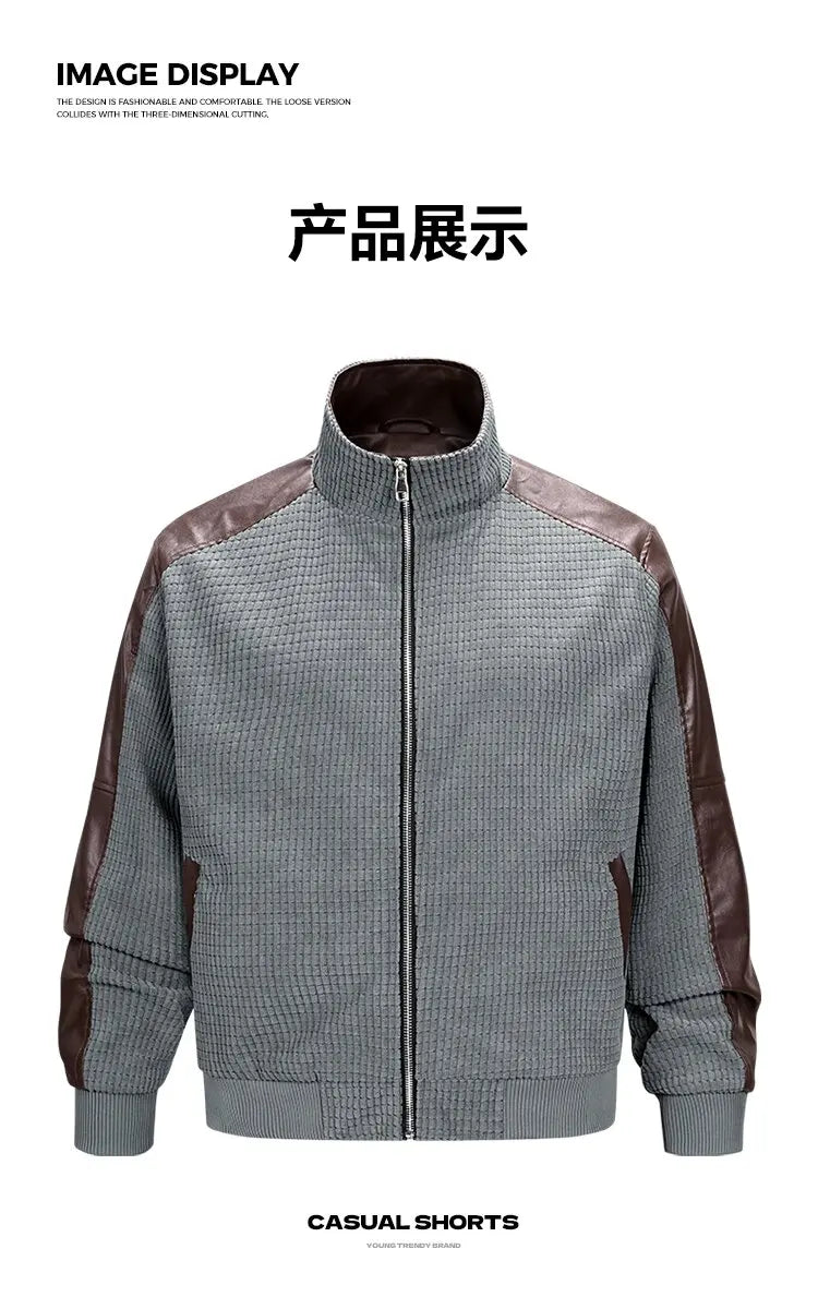 Autumn and Spring New Fashion Trend American Vintage Windproof Workwear Jacket Men's Casual Loose Sports High Quality Outerwear