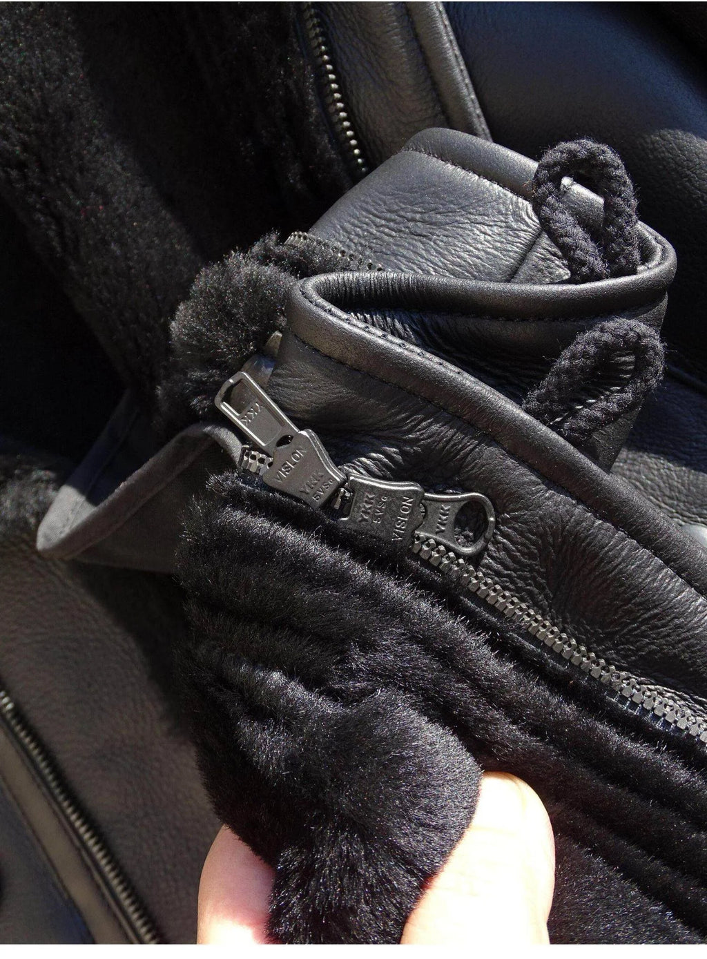 Black Winter Hooded Shearling Jacket Men Casual Style Plus Size 3XL Genuine Natural Thick Sheepskin Warm Single Breasted Coat