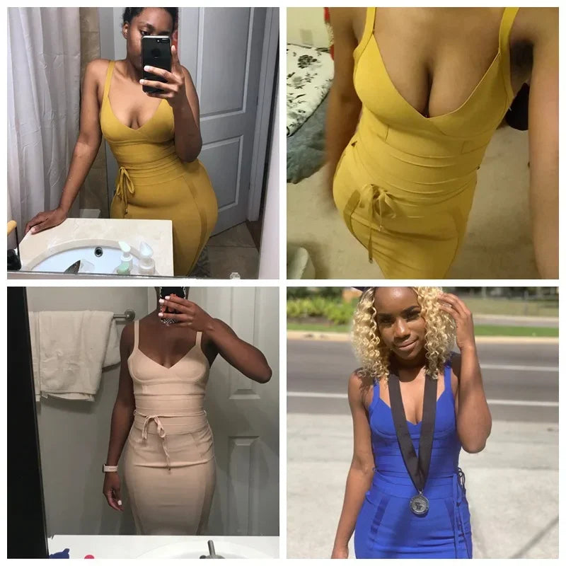 Amazon Best-seller Sexy Waist-fitted Tank Dress European American Style Sleeveless Bonded Backless Dress From Guangzhou