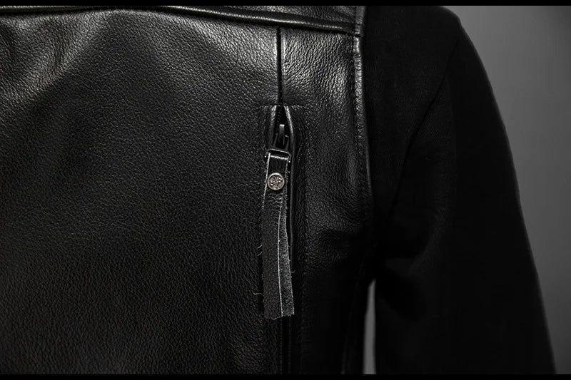 Men Red Brown Leather Biker Vest Vintage Distressed Asymmetrical Zip Sleeveless Jacket Punk Rock Studded Multi-Pocket Waistcoat