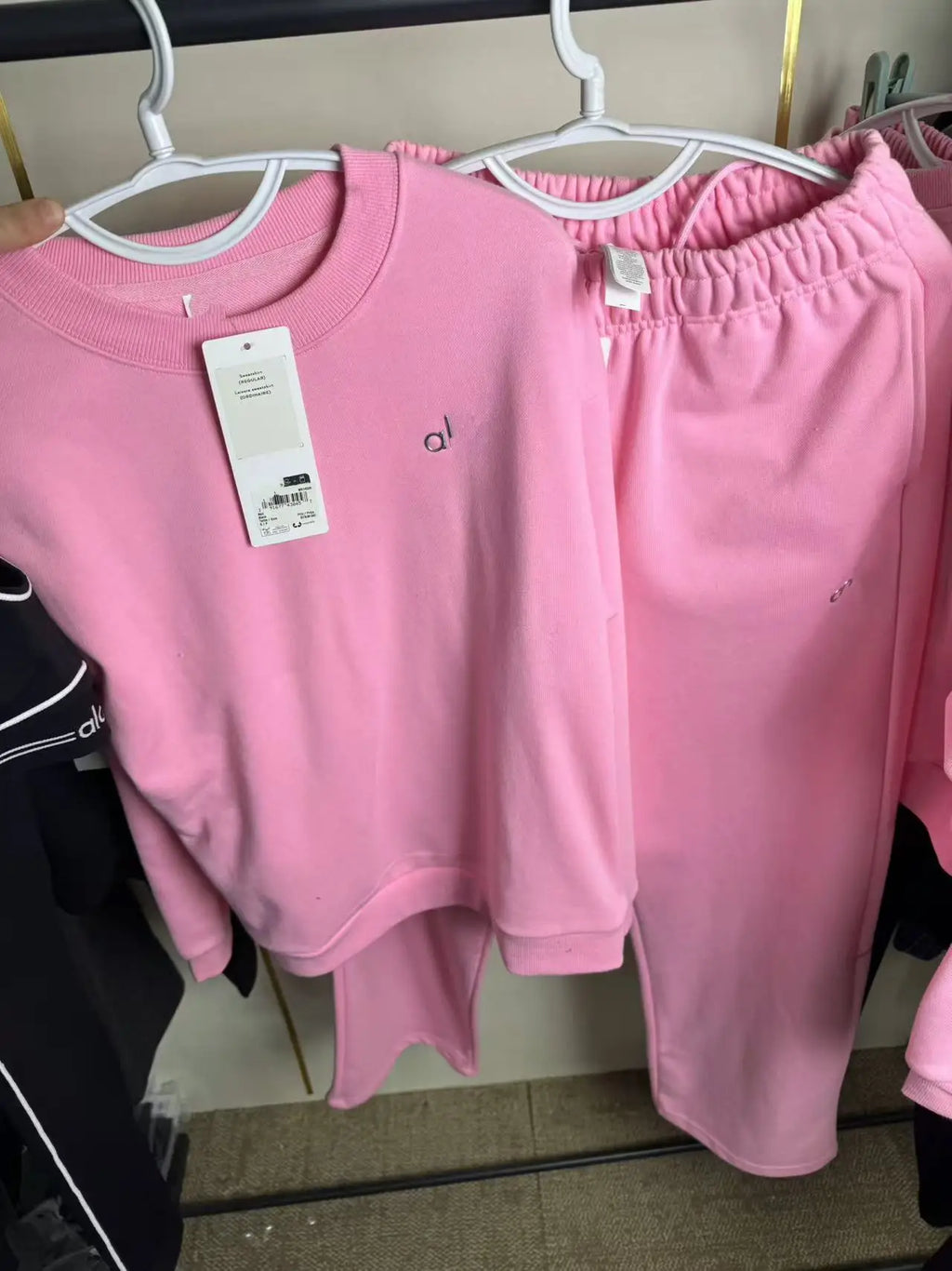 Pure Cotton Sweatshirt round Neck Casual Sporty Versatile Autumn Winter New Style Couple's Letter Print Comfortable Fit Hoodie