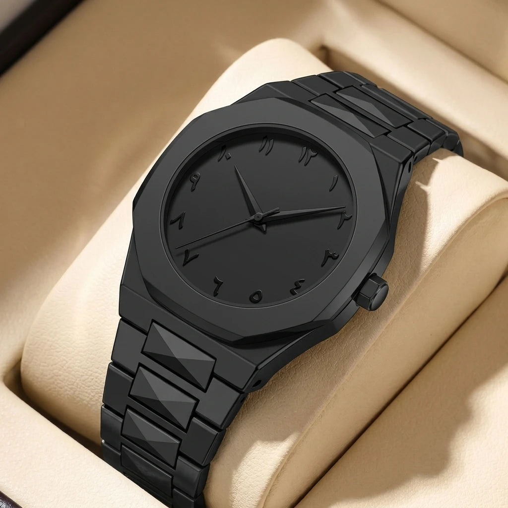 1pcs Men's white dial alloy strap vintage fashion map dial lightweight sporty details Quartz Watch for daily business party holi
