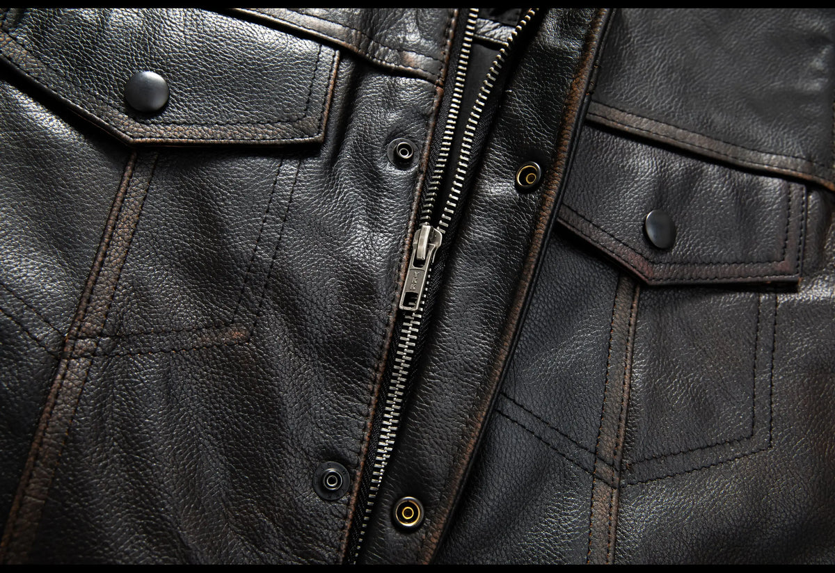 Red Brown Spring Leather Vest Men Retro Style Plus Size 6XL Genuine Natural Cowhide O-Neck Collar Slim Fit Short Sleeveless Coat