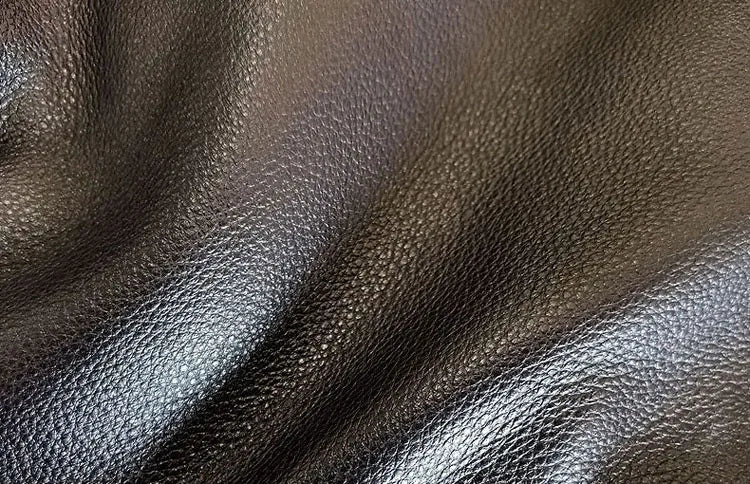 Dark Brown Autumn Leather Jacket Women Retro Style Plus Size 3XL Genuine Natural Cowhide Wool Collar Military G1 Flight Coat