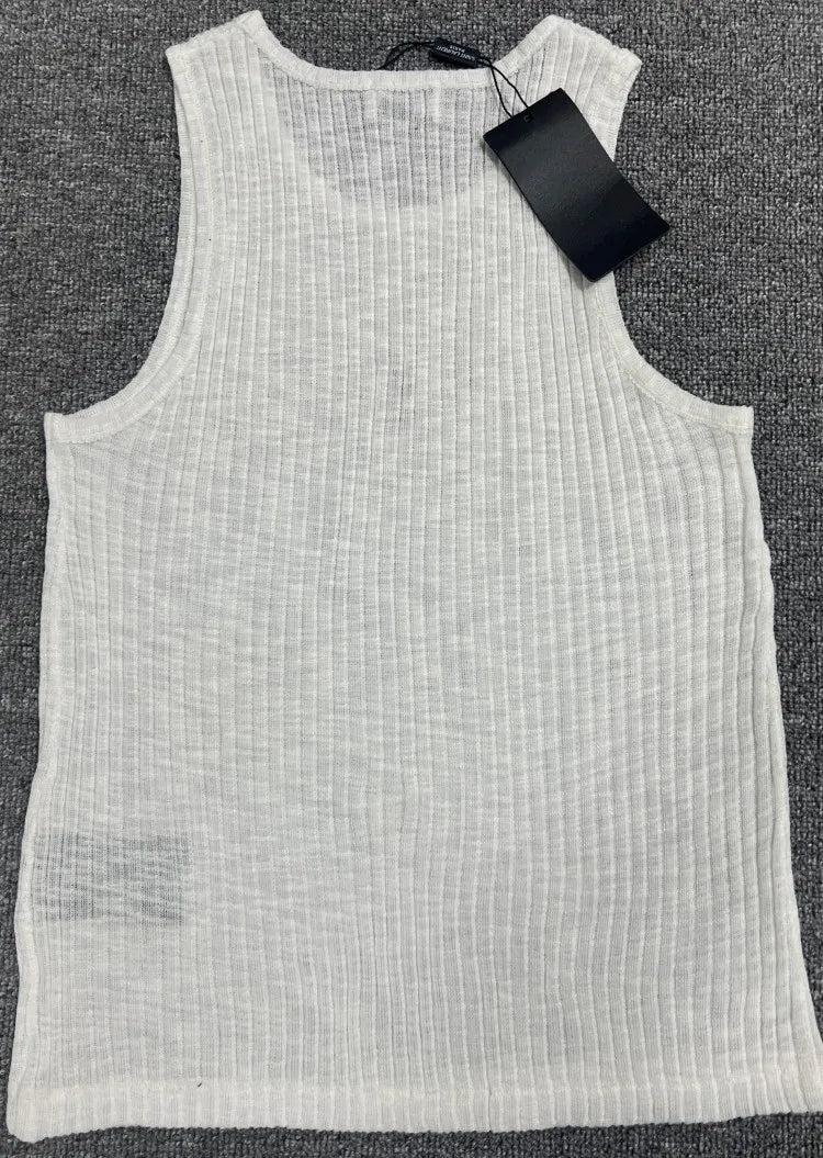2026 New YS Letter Logo Embroidery Vest Women's Solid Soft Comfortable Sleeveless Base Tank Top Outerwear round Neck Spring F...