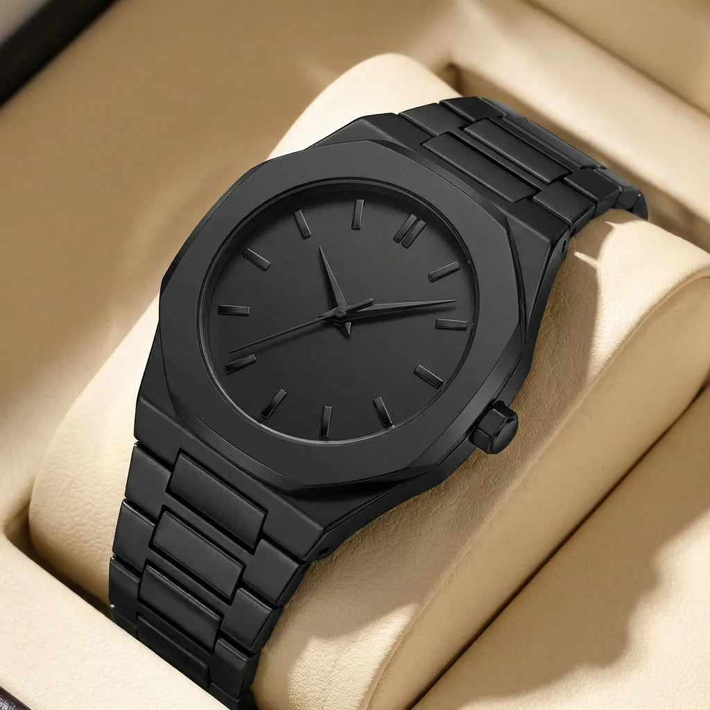 1pcs Men's white dial alloy strap vintage fashion map dial lightweight sporty details Quartz Watch for daily business party holi