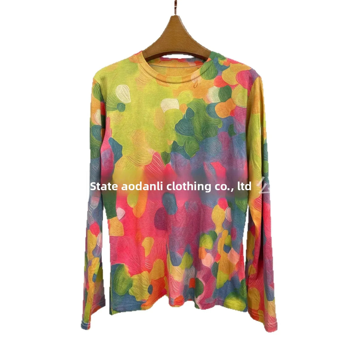 New Autumn Fashion Baby Cotton Long Sleeve T-Shirt All over Print Casual round Neck Elegant Loose Fit Versatile Comfortable