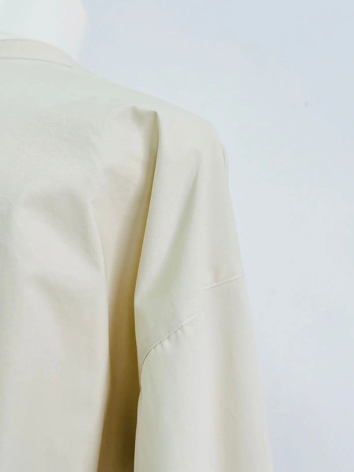 Asymmetric Button Side Split Long Sleeve Women's Shirt Le Home New Color Design Casual Commute Style Cotton British Style