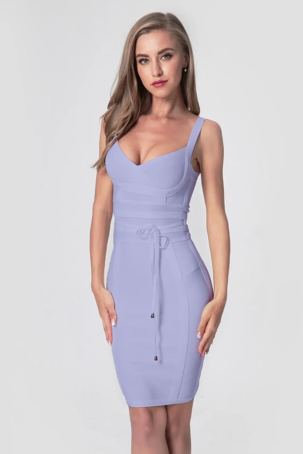 Amazon Best-seller Sexy Waist-fitted Tank Dress European American Style Sleeveless Bonded Backless Dress From Guangzhou