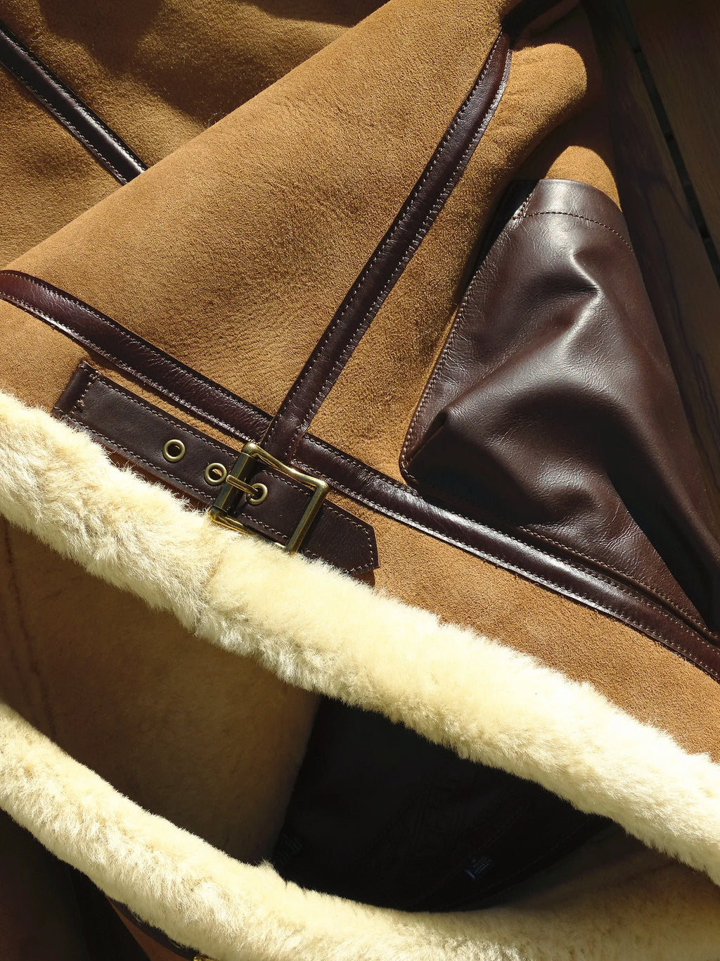 Light Brown Winter Shearling Jacket Men Retro Style Plus Size 4XL Genuine Natural Thick Sheepskin Warm Leather Coat