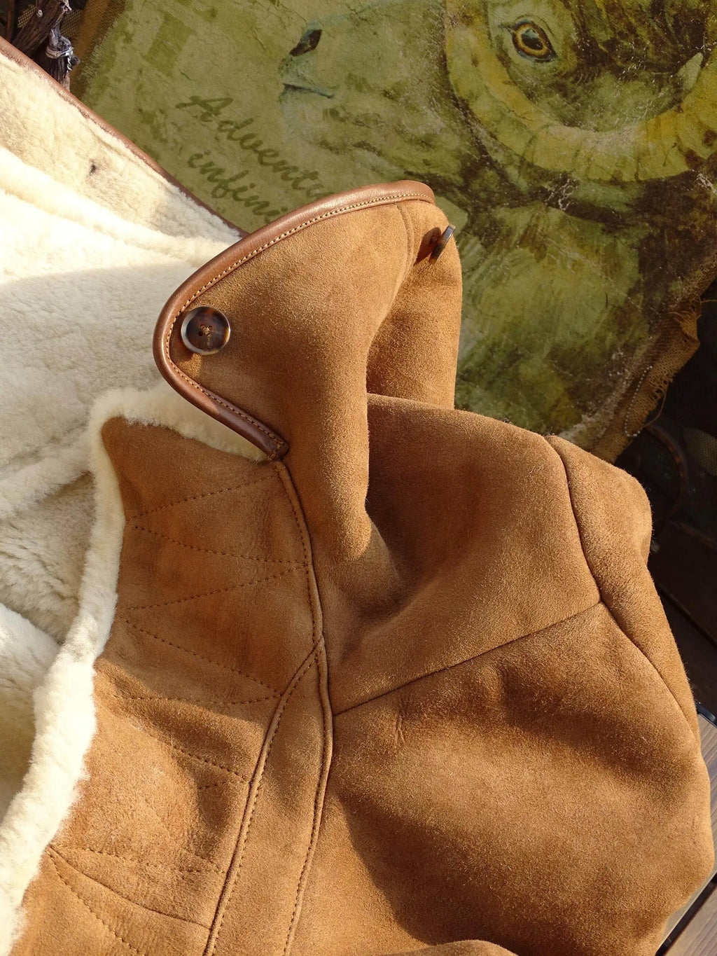 Light Brown Winter Shearling Jacket Men Casual Style Plus Size 4XL Genuine Natural Thick Sheepskin Warm Single Breasted Coat
