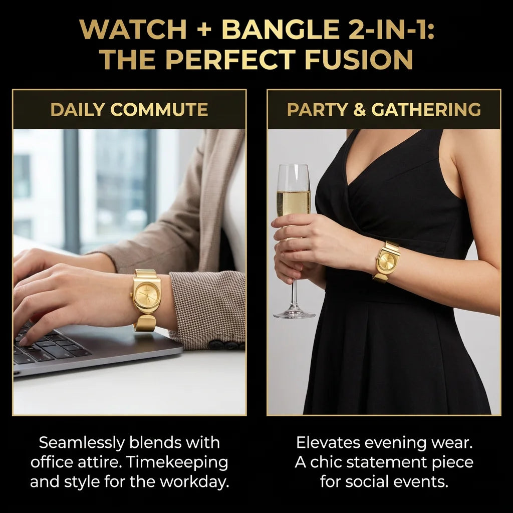 1Pcs Women's Gold Dial Alloy Strap Vintage Fashion Classic Fashion Details Quartz Watch For Business Party Holiday