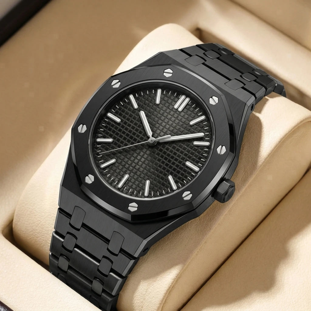 1pcs Men's white dial alloy strap vintage fashion map dial lightweight sporty details Quartz Watch for daily business party holi