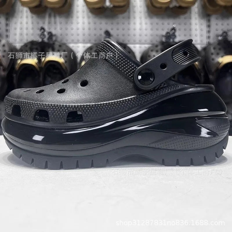 Thick Bottom Breathable Anti-Slip Beach Sandals Women's Casual Slip-On EVA Shoes Comfortable Wear-Resistant Casual Sandals