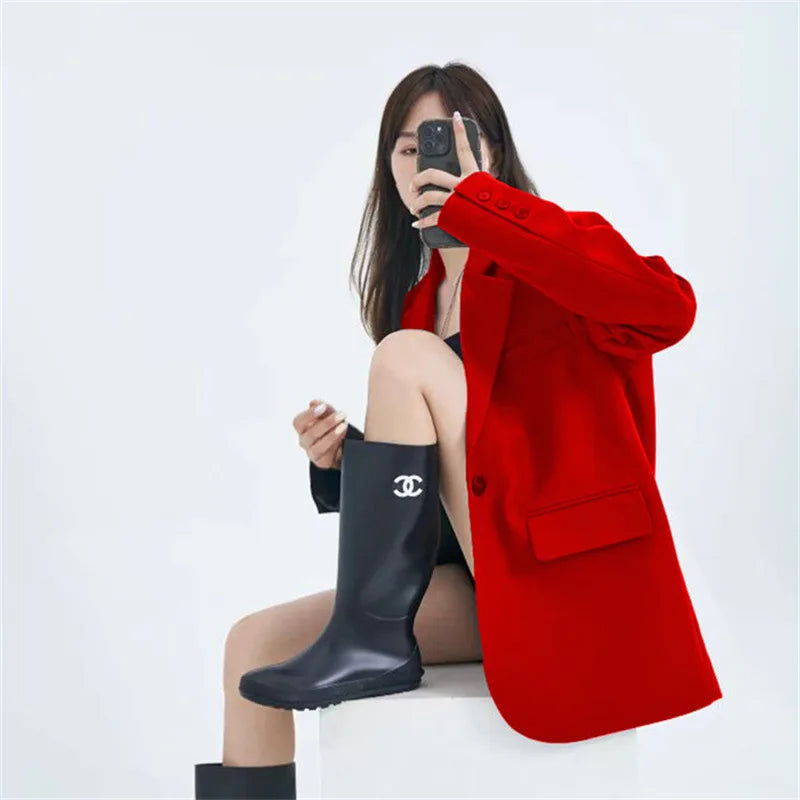 Casual Loose Women's Blazer Spring 2026 New Style Commute Fashionable Polyester Long Sleeve Single Button Patchwork Blazer