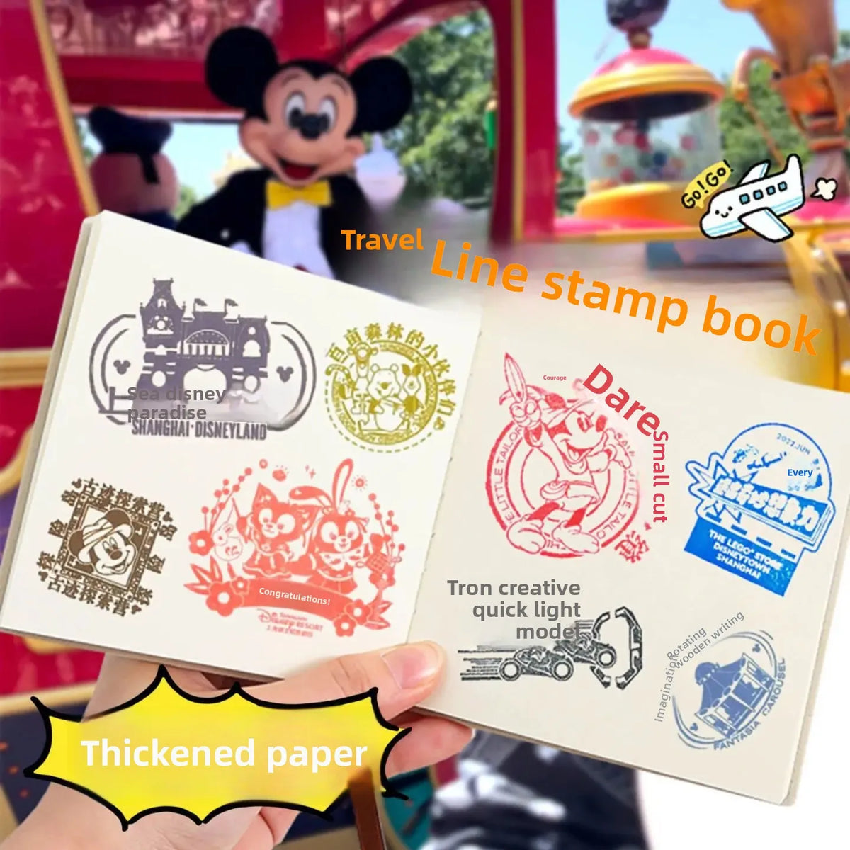 Mini Portable Blank Notebook Stamp Check in out Log Book Customizable Logo Available High Aesthetic Value Office Supply