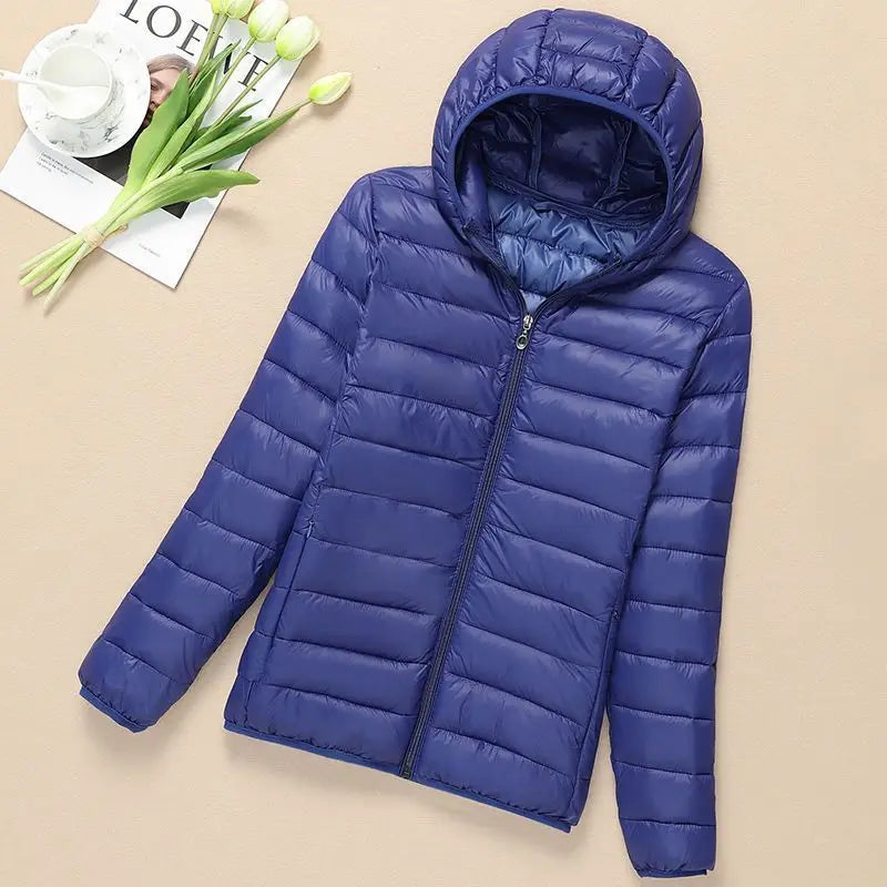 Women's Winter Lightweight Fleece Lined Cotton Jacket Hot Sale Of The Season New Style Portable Warm Short Fashion Outerwear ...