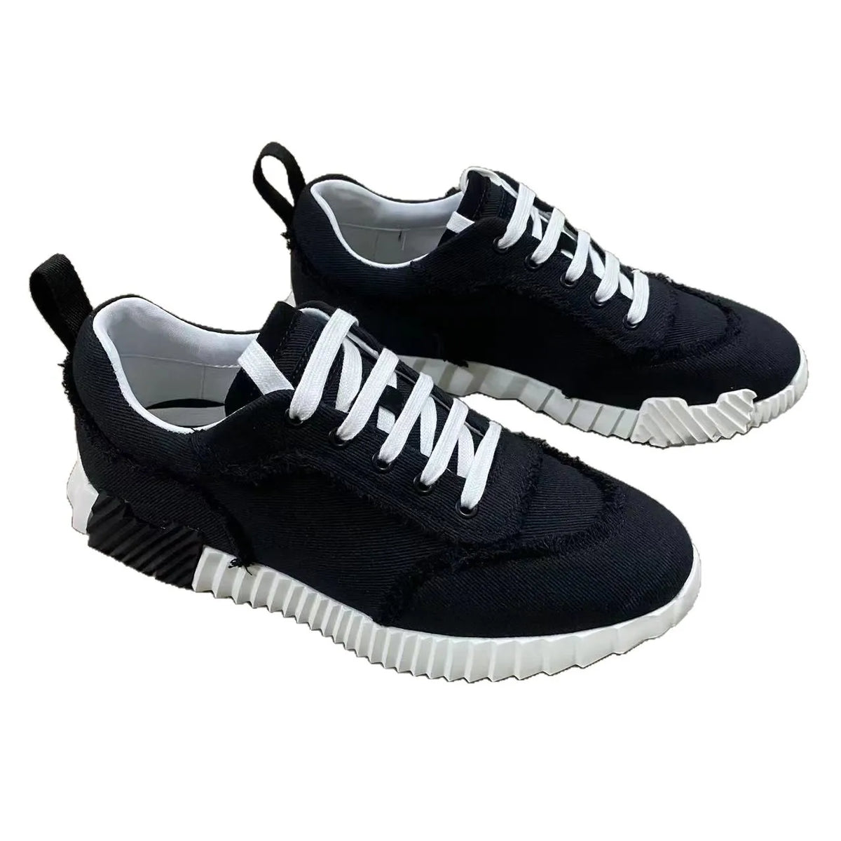 New 2026 Men's Casual Shoes Denim Wear-Resistant Fashionable Couple Style Sports Shoes Anti-Slip Lightweight Comfortable Rubb...