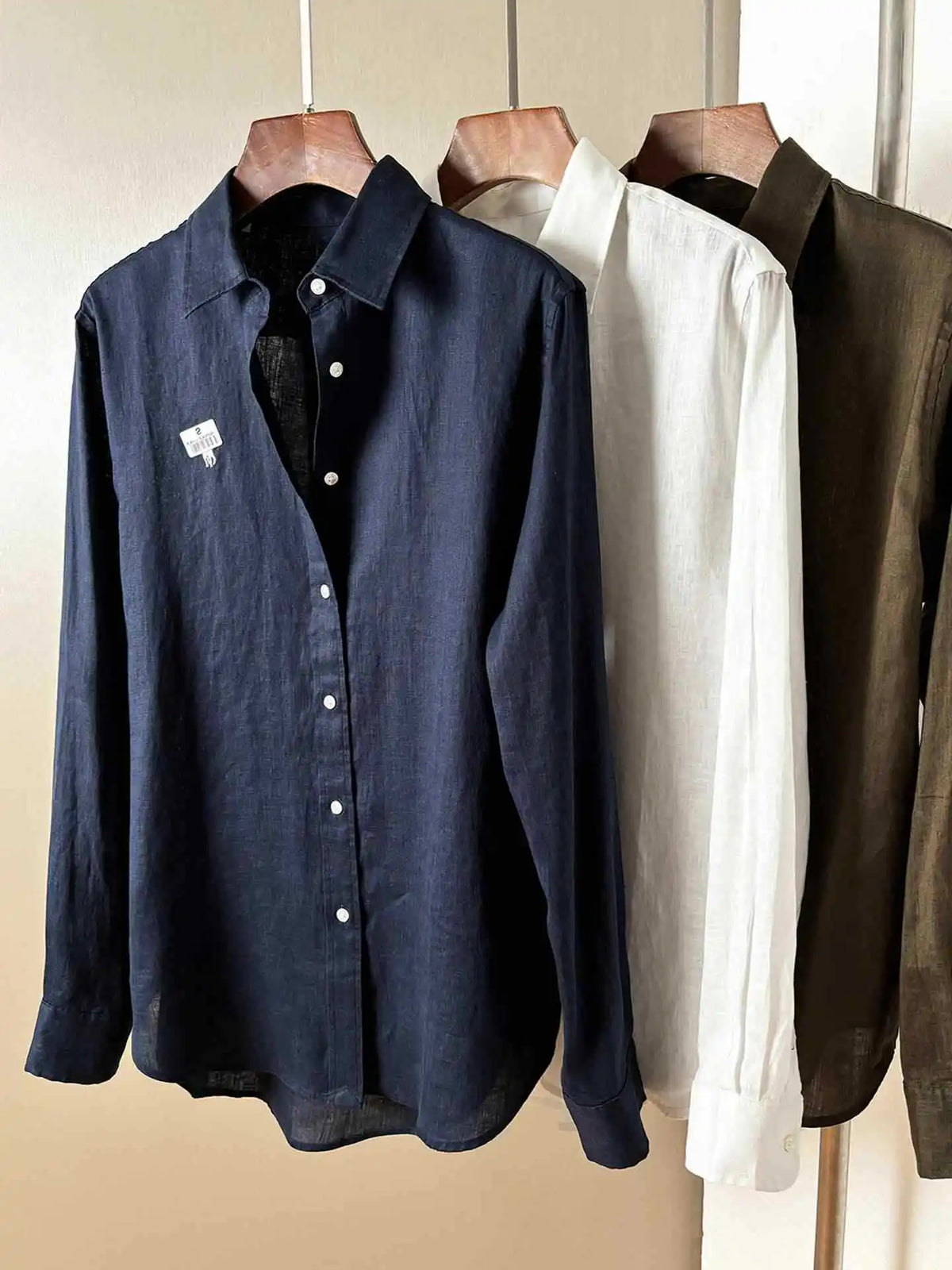 Non-Typical Linen Shirt Trendy Old Money Style Spring Summer Pure Color Patchwork Sleeveless Embroidered Regular Fit Commute ...