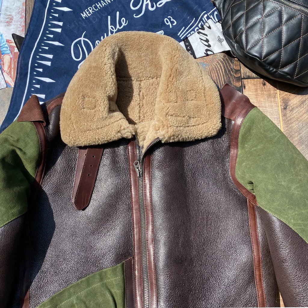 Dark Brown Winter Shearling Jacket Men Retro Style Plus Size 6XL Genuine Natural Thick Sheepskin Turn-Down Collar Flight Coat