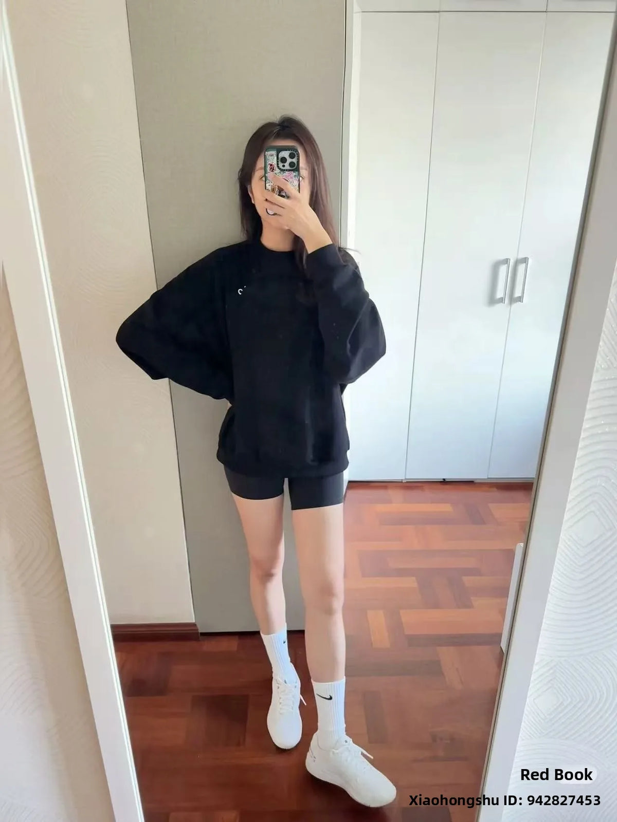 Pure Cotton Sweatshirt round Neck Casual Sporty Versatile Autumn Winter New Style Couple's Letter Print Comfortable Fit Hoodie