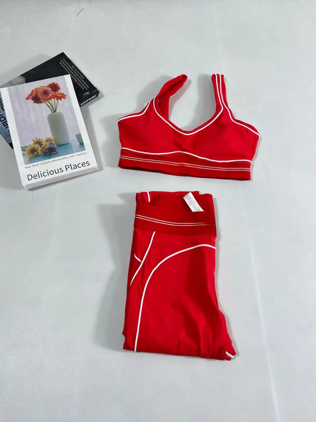 High Intensity Sports Bra Shockproof Running Yoga Backless Vest Set Sexy Back Design Breathable Nylon Women's Regular Fit Bra