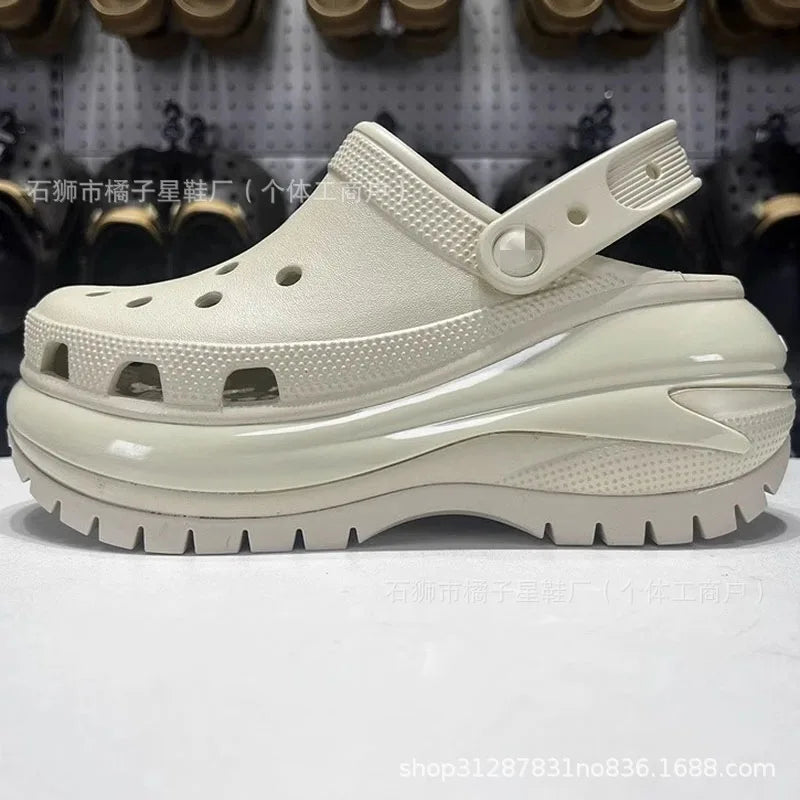 Thick Bottom Breathable Anti-Slip Beach Sandals Women's Casual Slip-On EVA Shoes Comfortable Wear-Resistant Casual Sandals