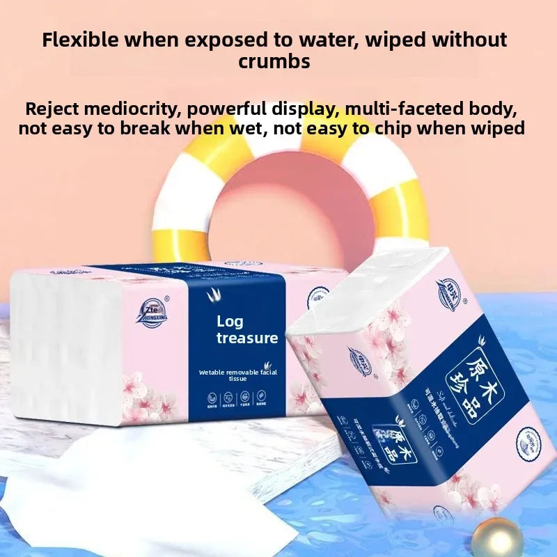 Large Size Tissue Box Household Bulk Purchase Big Pack Drawer Paper Napkin Facial Tissue Whole Box Quantity Purchase