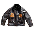 Black Winter Shearling Jacket Men Vintage Style Plus Size 5XL Genuine Natural Thick Sheepskin Warm Turn-Down Collar Spliced Coat